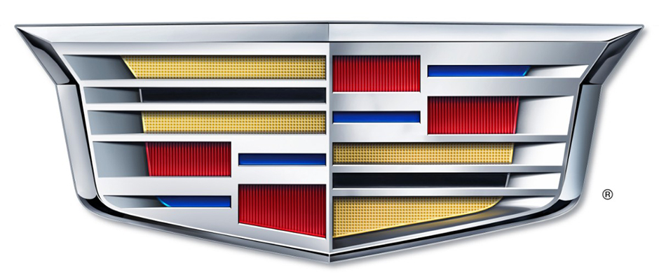 thumbnail image 2 of 3D Cadillac Crest Logo Front License Plate Frame - Mirror Chrome Aluminum 2 of 3